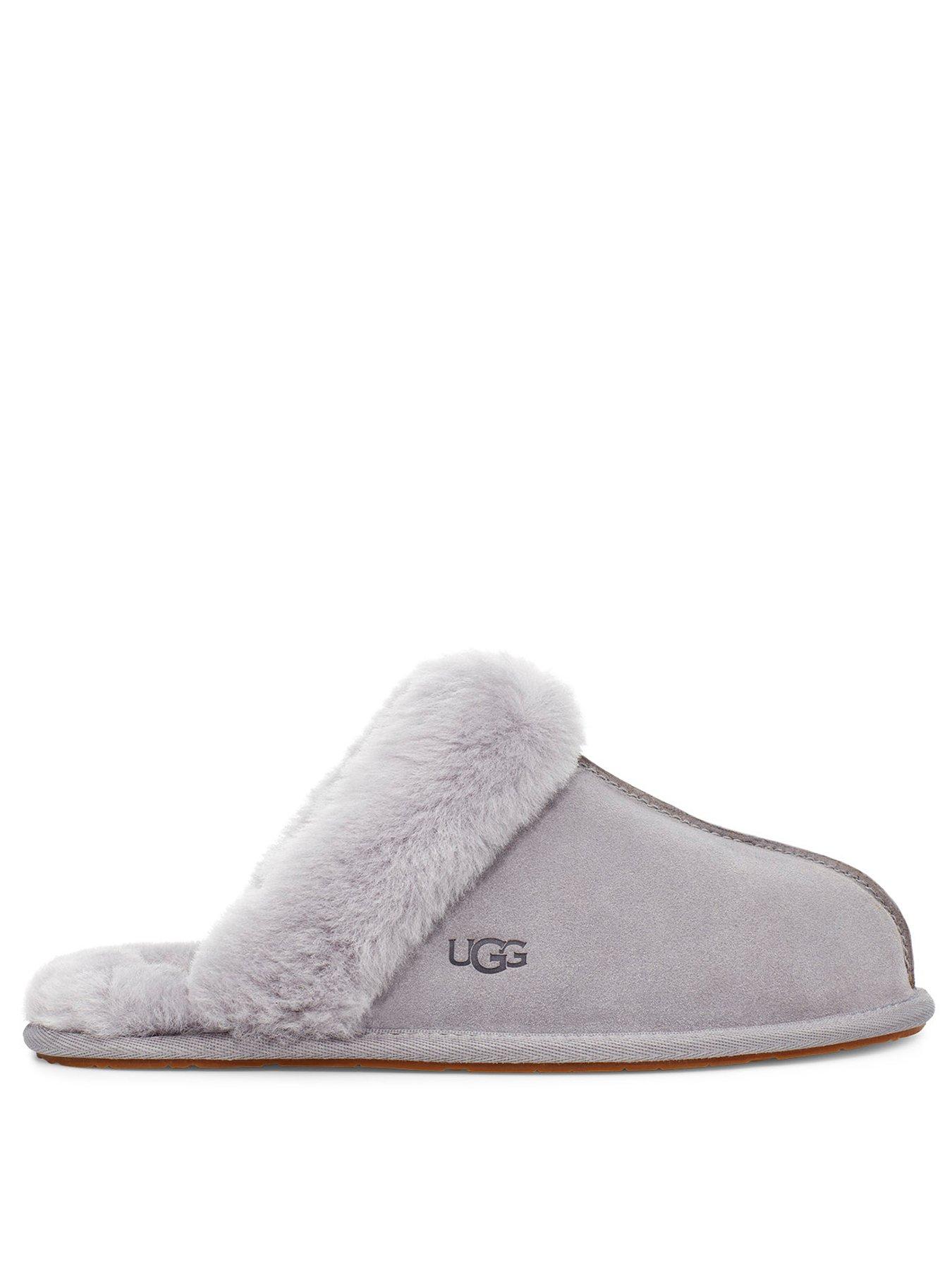 grey ugg slippers