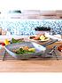  image of salter-marble-collection-wok-and-griddle-pan-set-in-grey