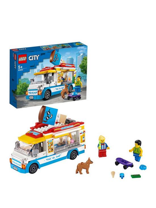 front image of lego-city-60253-great-vehicles-ice-cream-truck