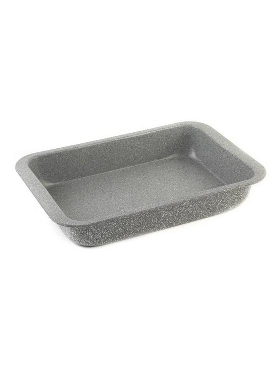 stillFront image of salter-marble-collection-roasting-pan-and-baking-tray-set-in-grey