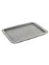  image of salter-marble-collection-roasting-pan-and-baking-tray-set-in-grey