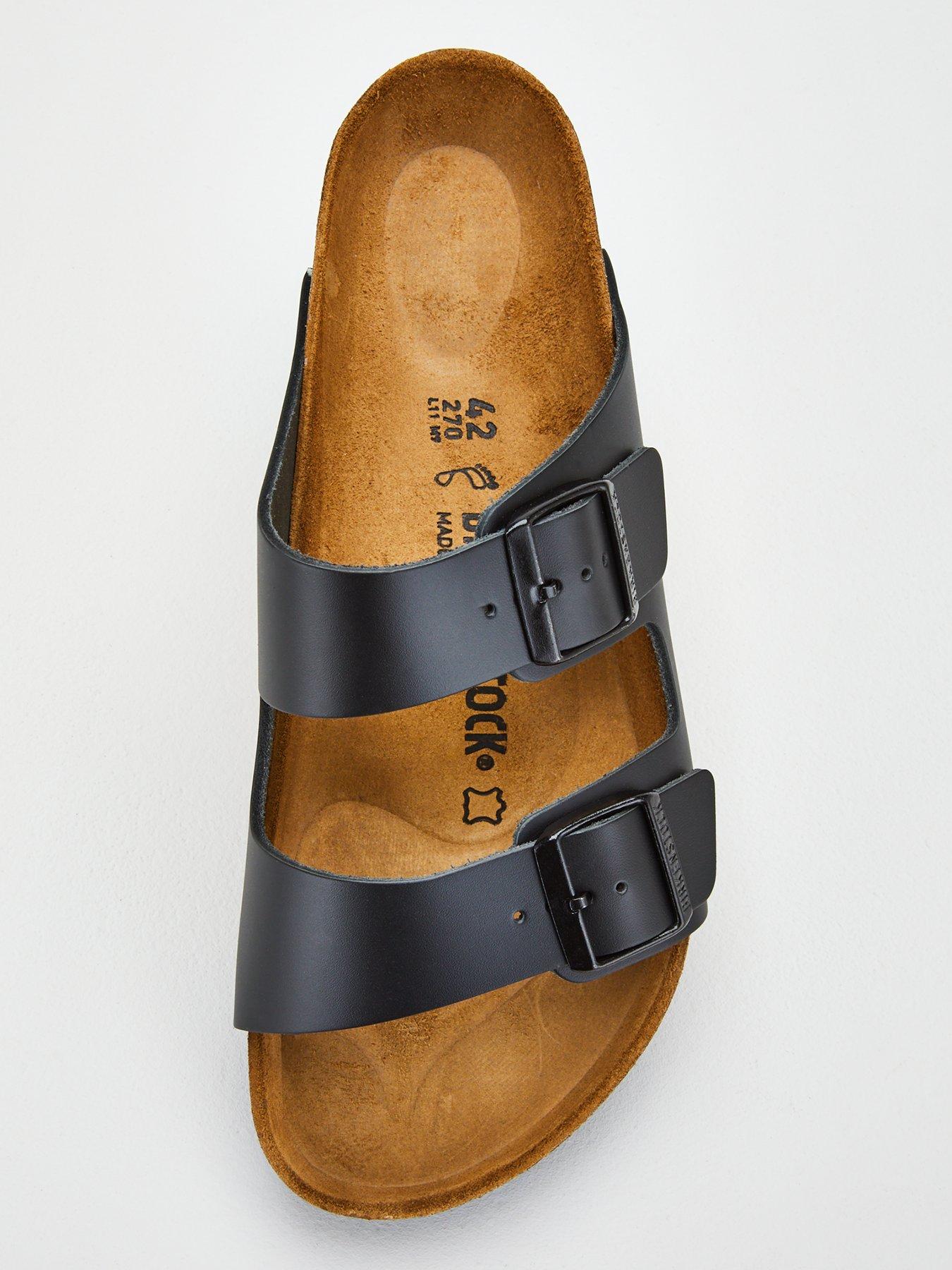 Image 3 of 5 of Birkenstock Mens Arizona Leather Sandal - Black
