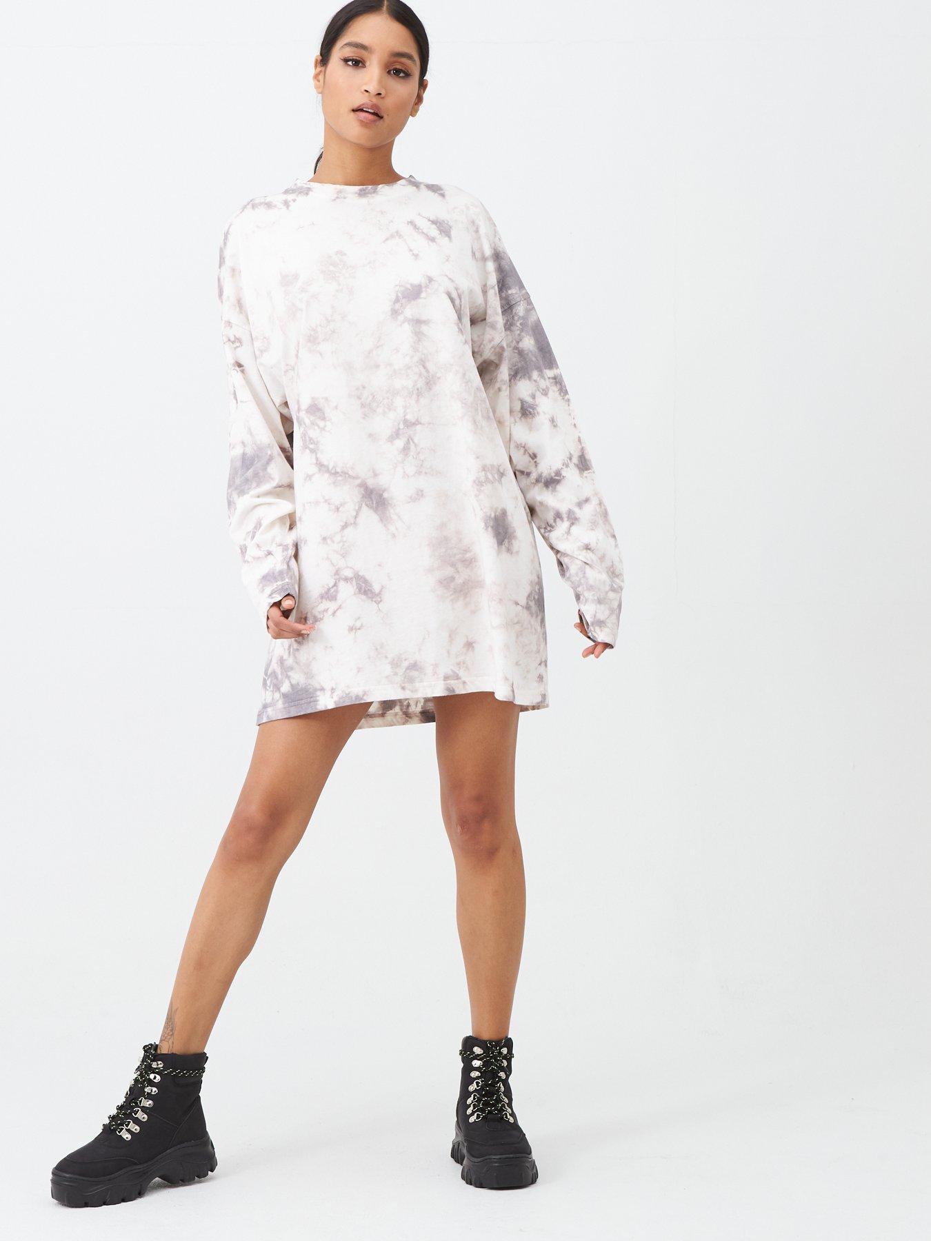 tie dye jumper dress