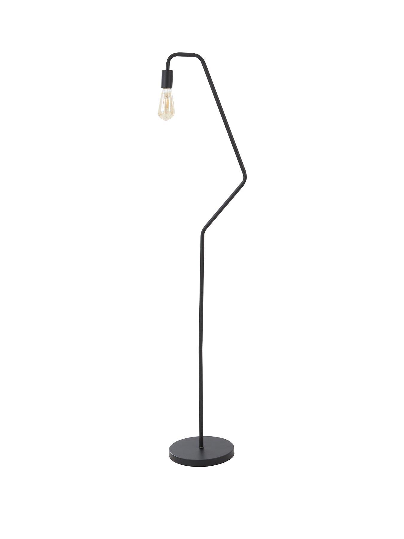  image of very-home-tate-floor-lamp-black