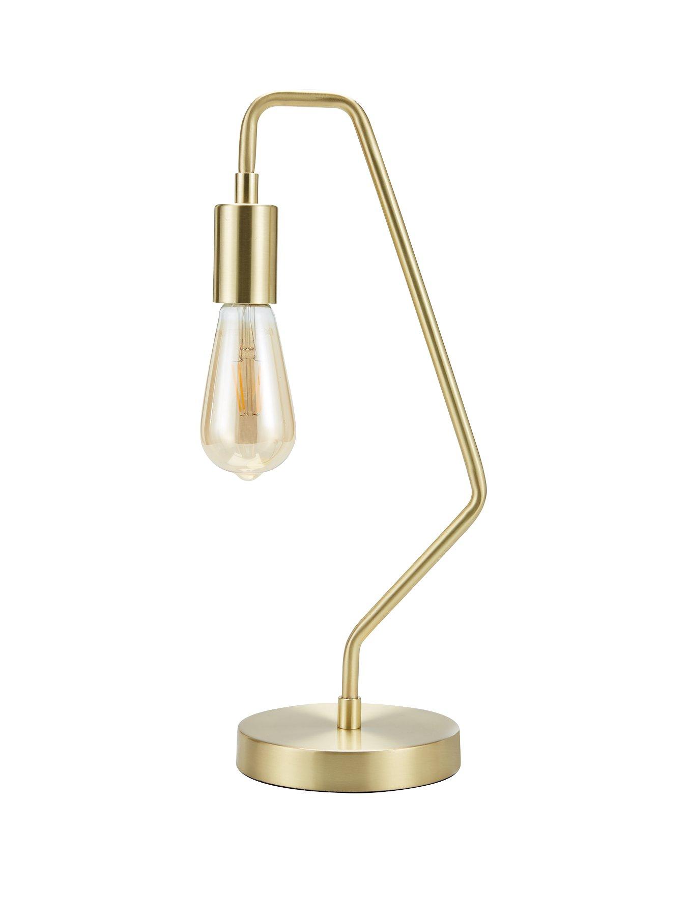 Image 2 of 3 of The Very Collection Tate Table Lamp - Gold