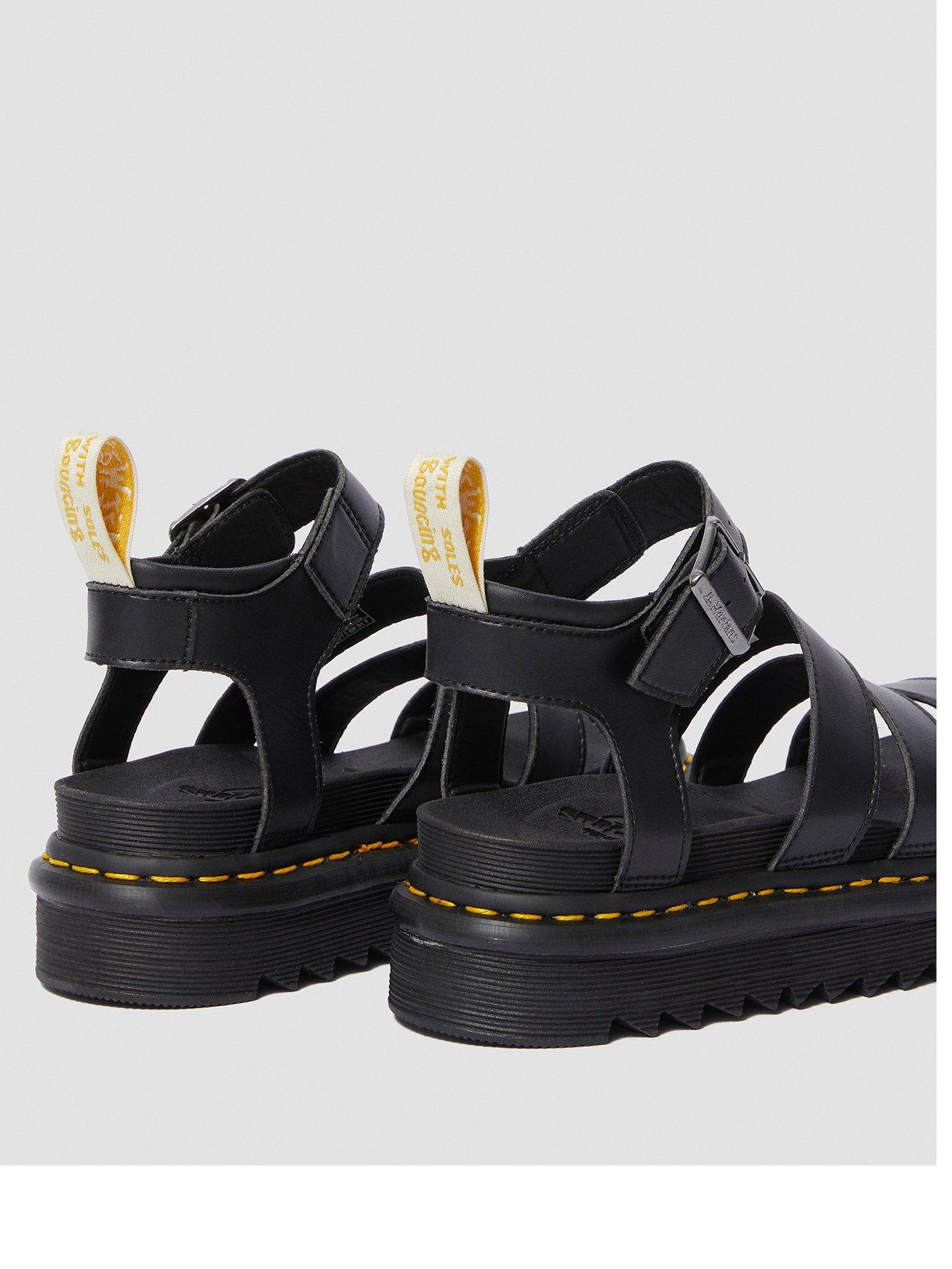 black vegan blaire sandals