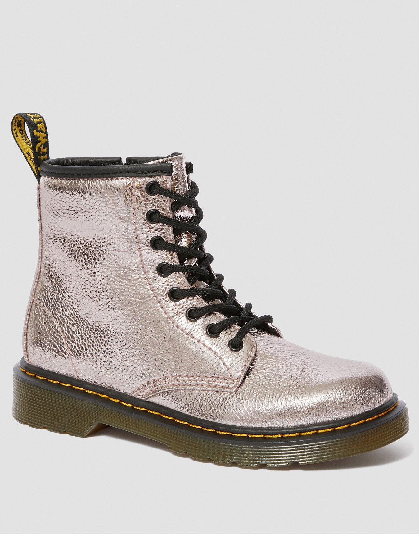 dr martens metallic pink