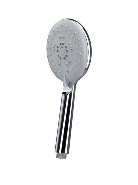 front image of croydex-self-cleaning-five-function-shower-headset