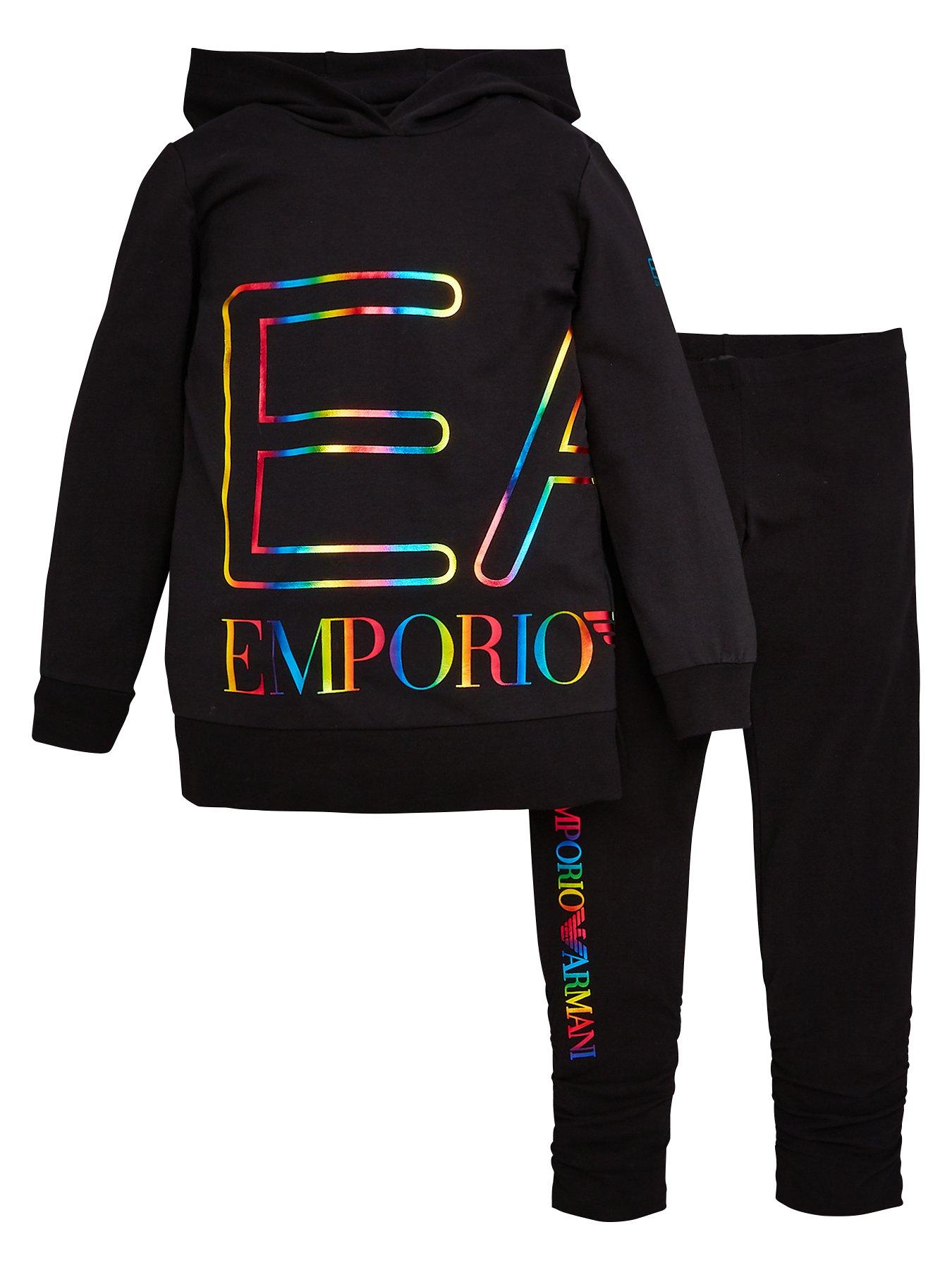 EA7 Emporio Armani Girls Hoodie and 