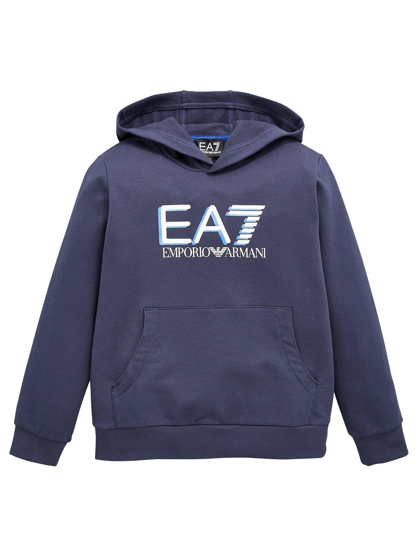 ea7 navy hoodie