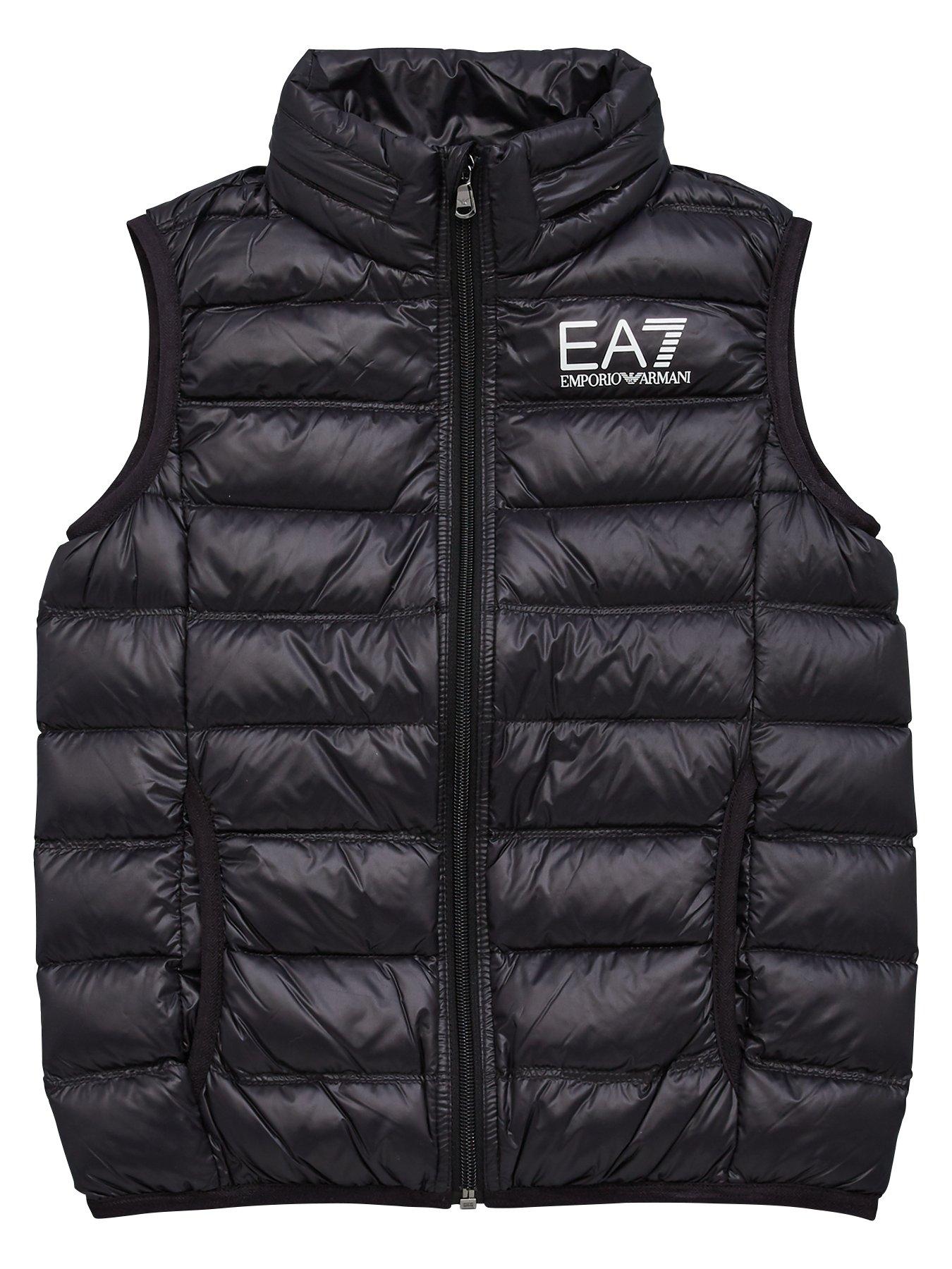 ea7 gilet black