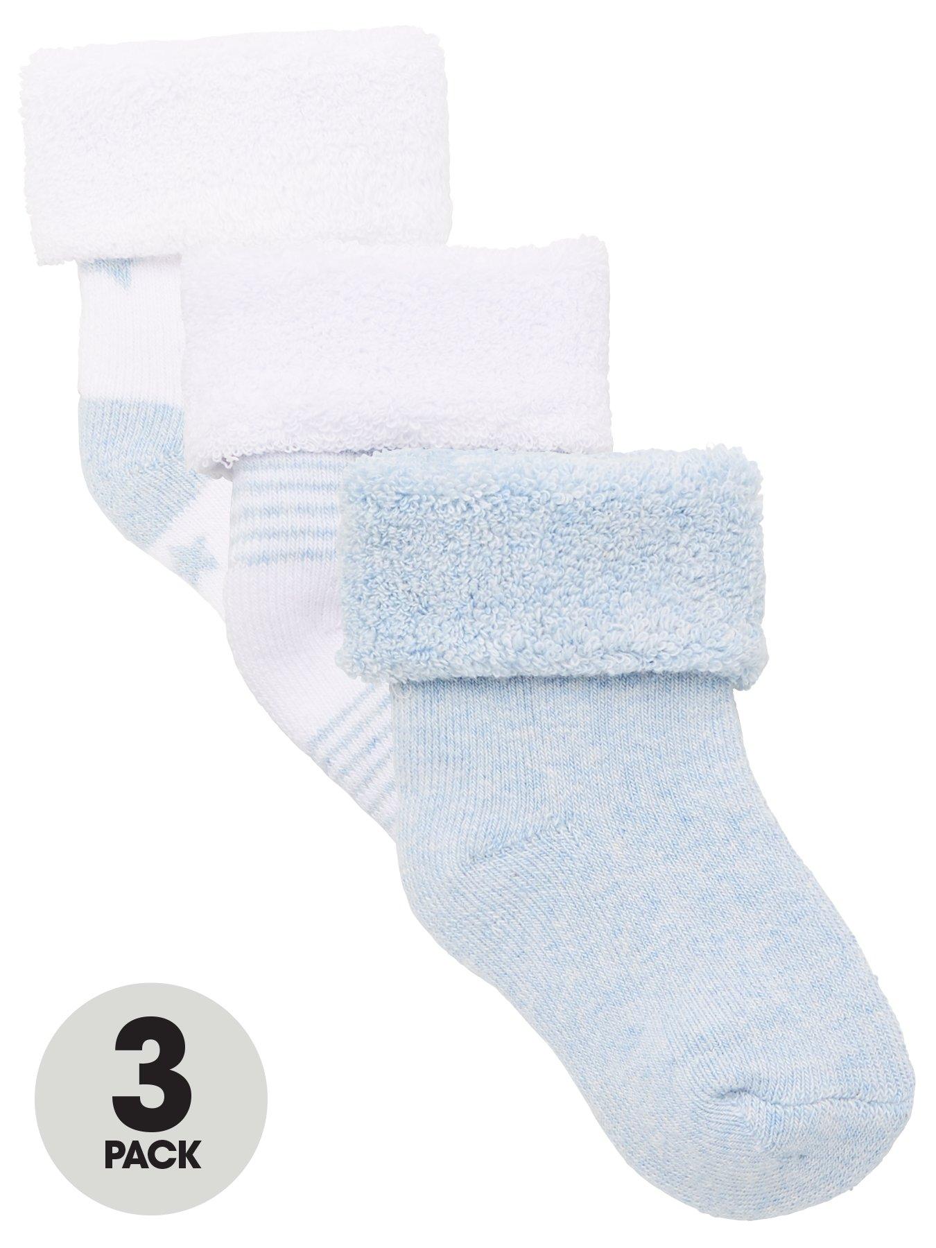 the-very-collection-baby-boy-3-pack-little-star-terry-socks-blue