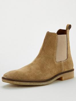 Office Office Buster Suede Chelsea Boots - Beige Picture