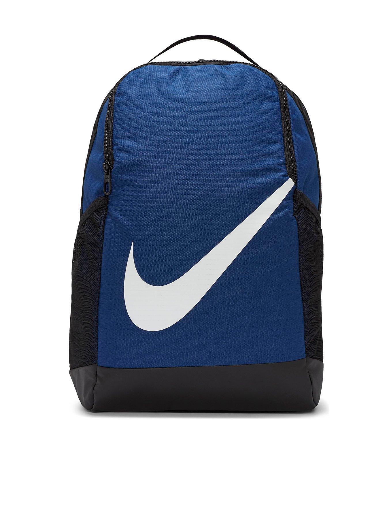 nike backpacks blue and black