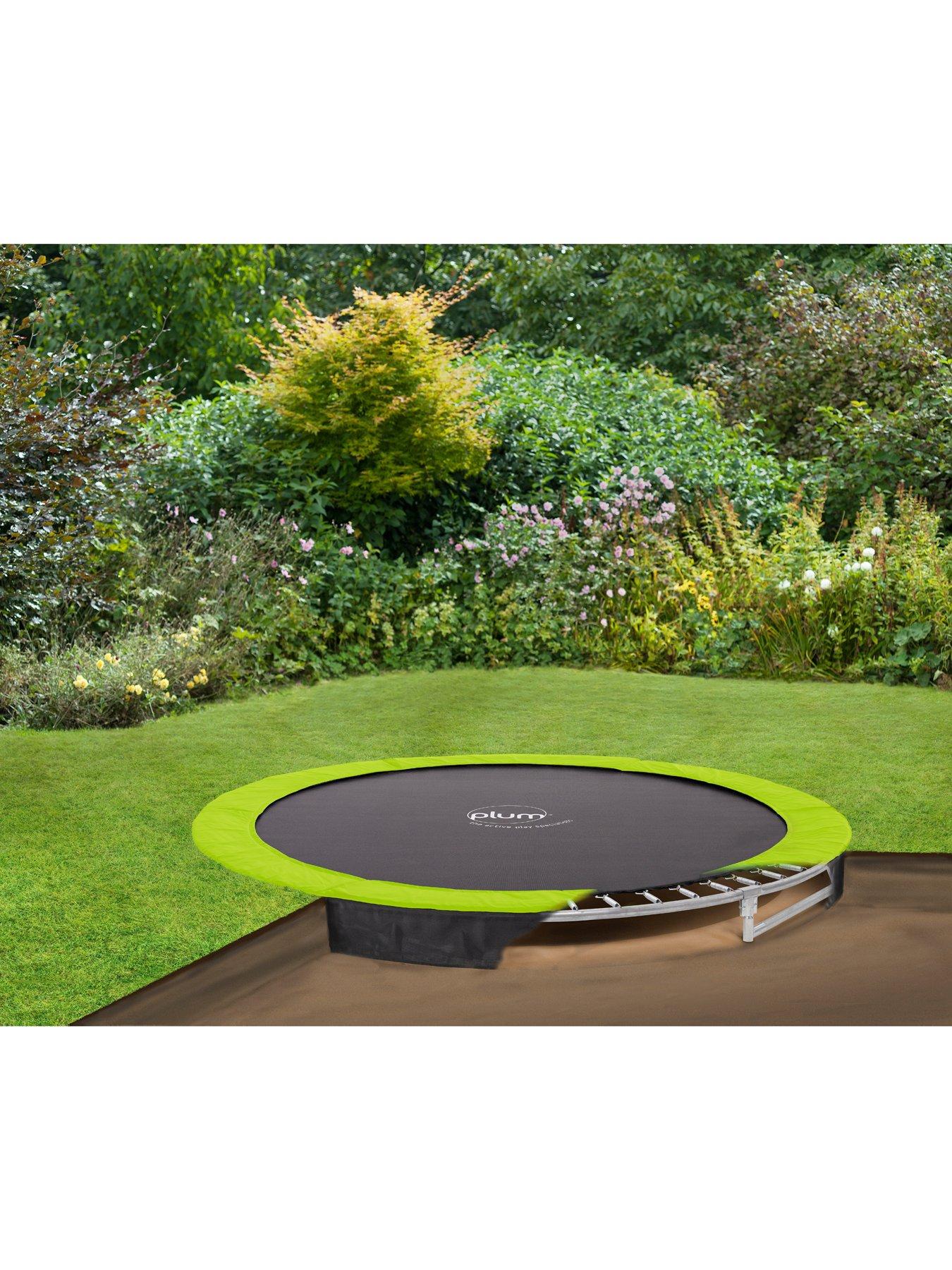 Plum 12ft In-Ground Trampoline with Enclosure Littlewoods