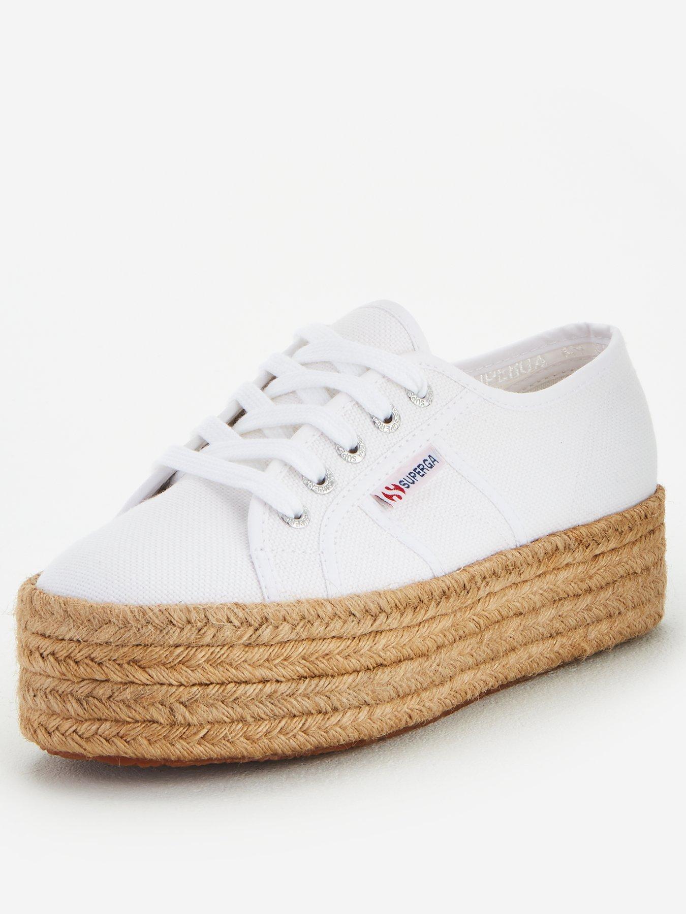 superga espadrilles white