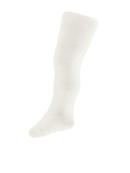 Monsoon Monsoon Girls Frosted Sparkle Tights - Ivory Picture