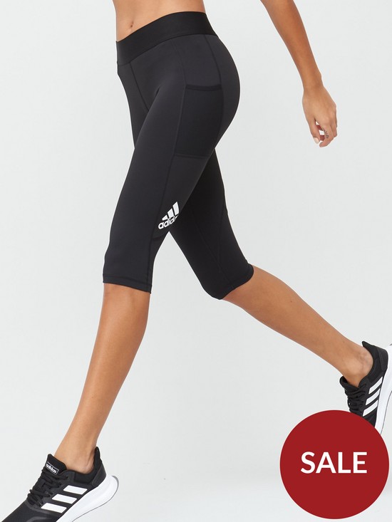 front image of adidas-alphaskin-sport-capri-leggings-black