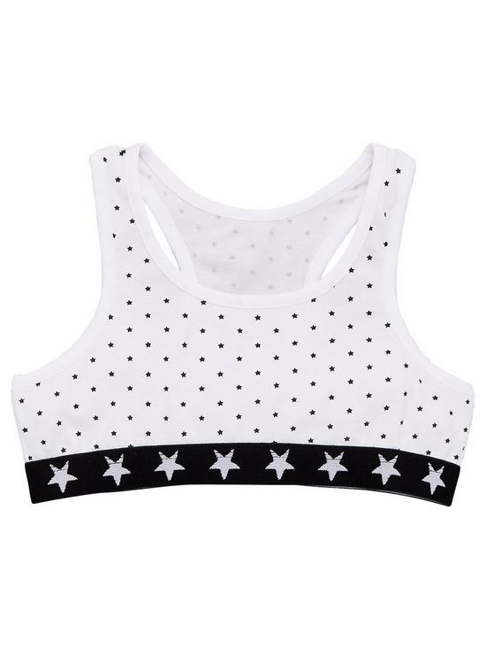 back image of everyday-girls-3-pack-sports-tops-multi