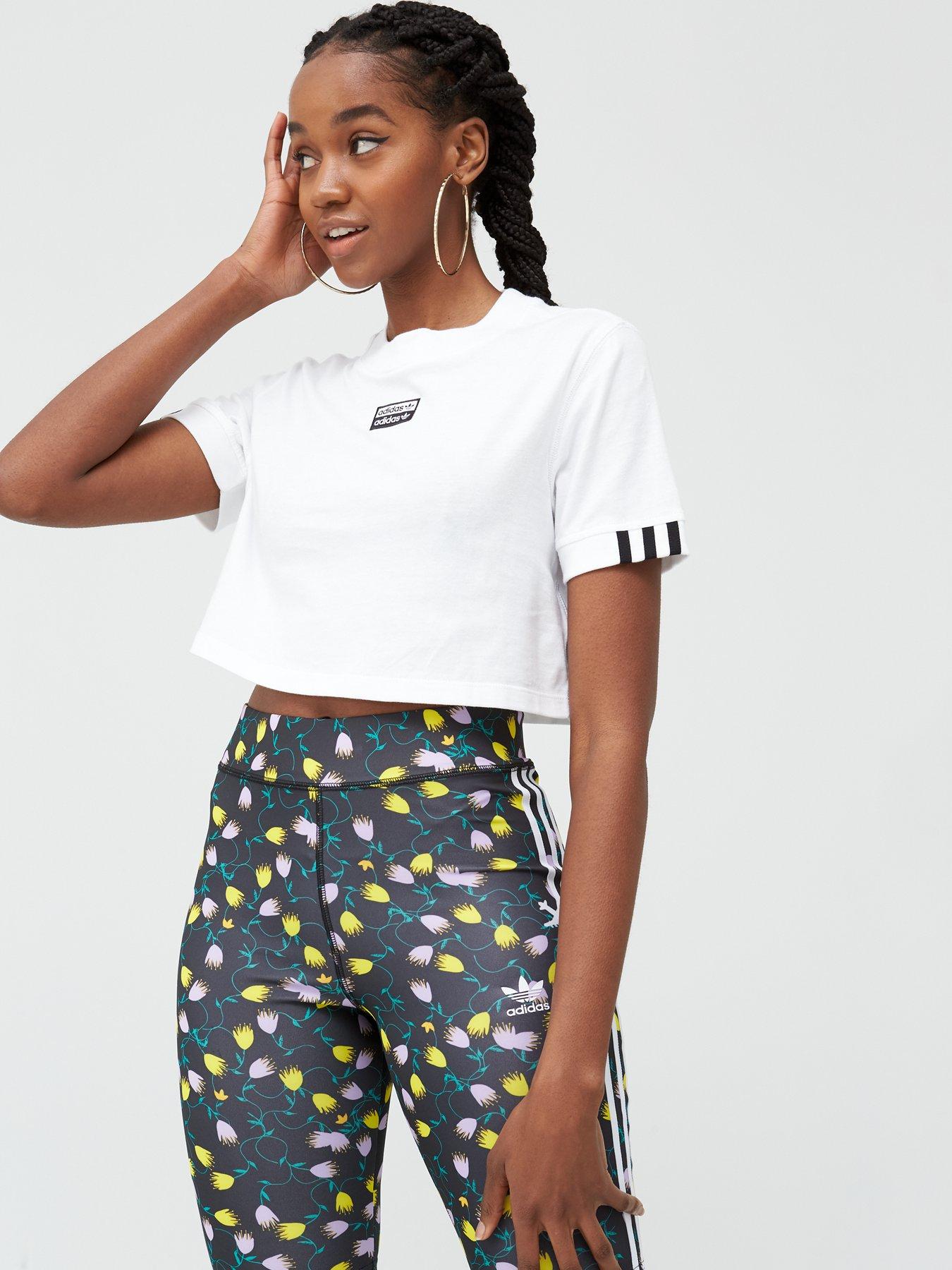 adidas originals crop tee