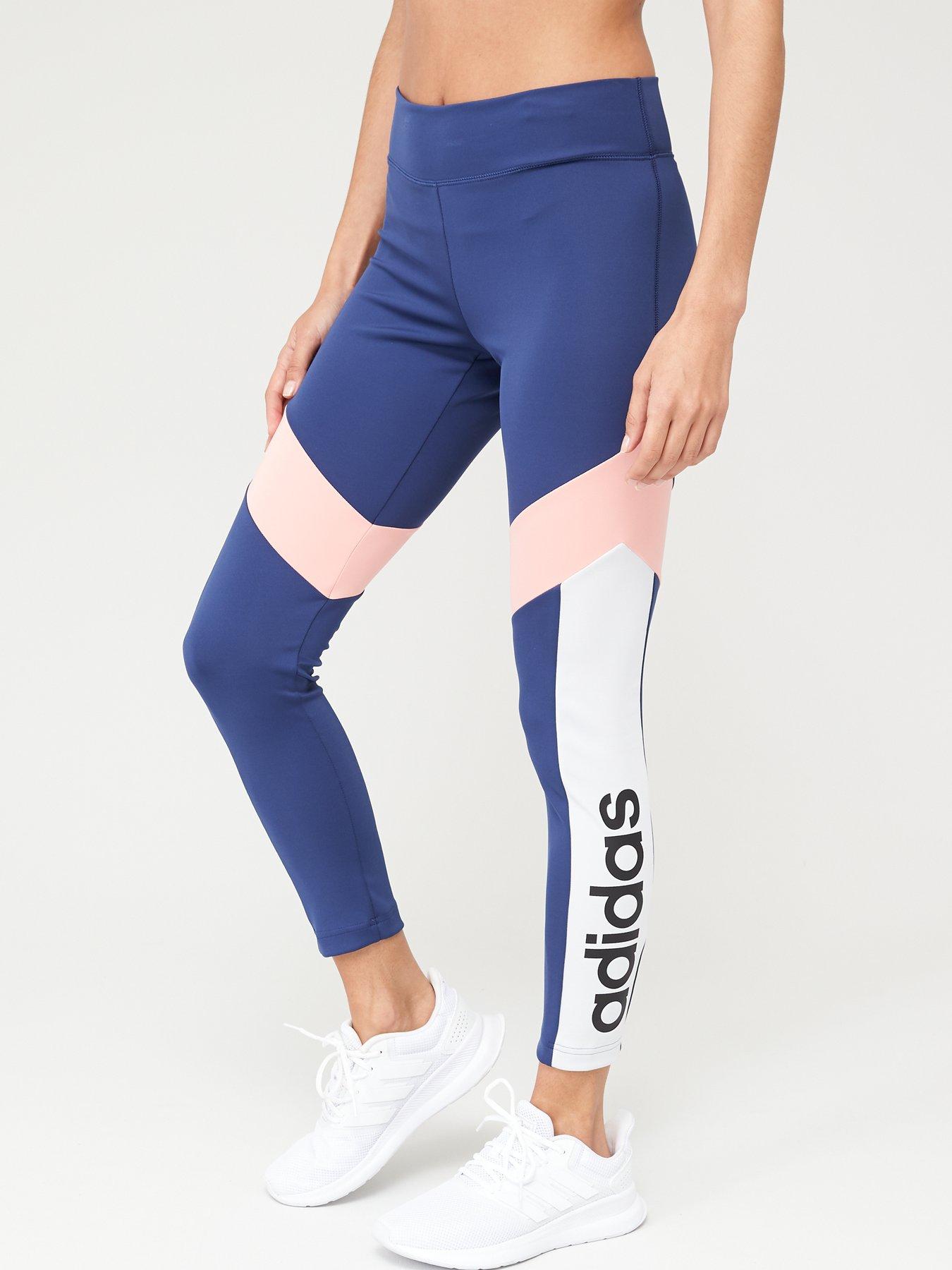 womens navy adidas leggings