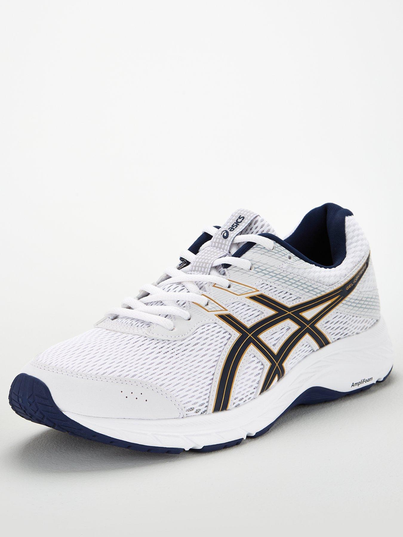 asics gel contend white