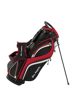 Ben Sayers   Dlx Stand Bag Black/Red
