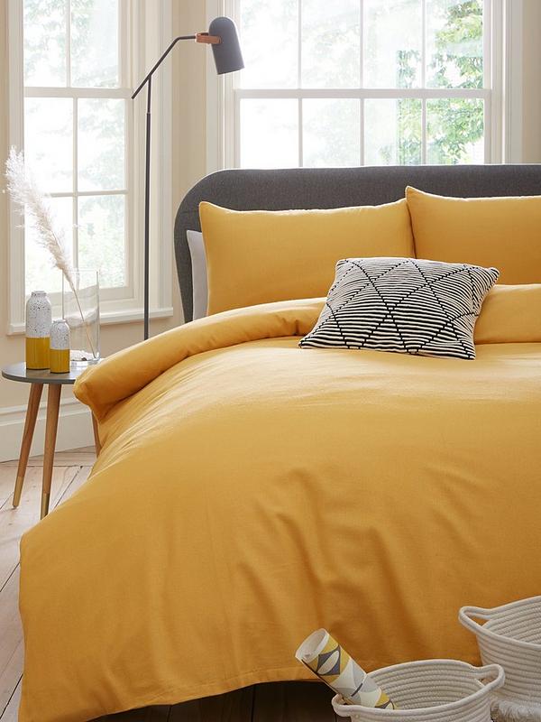 Everyday Collection Soft N Cosy Brushed Cotton Duvet Cover Set