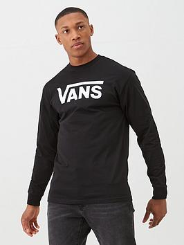 Vans Vans Classic Logo Long Sleeve T-Shirt - Black Picture