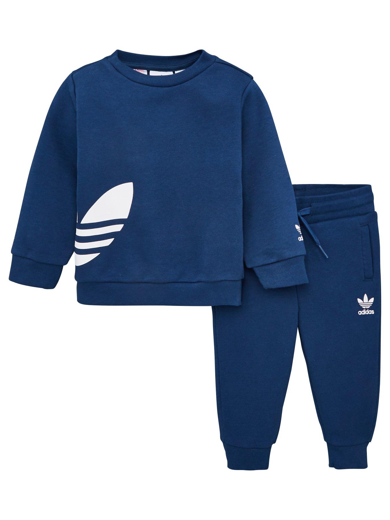 adidas trefoil crew set