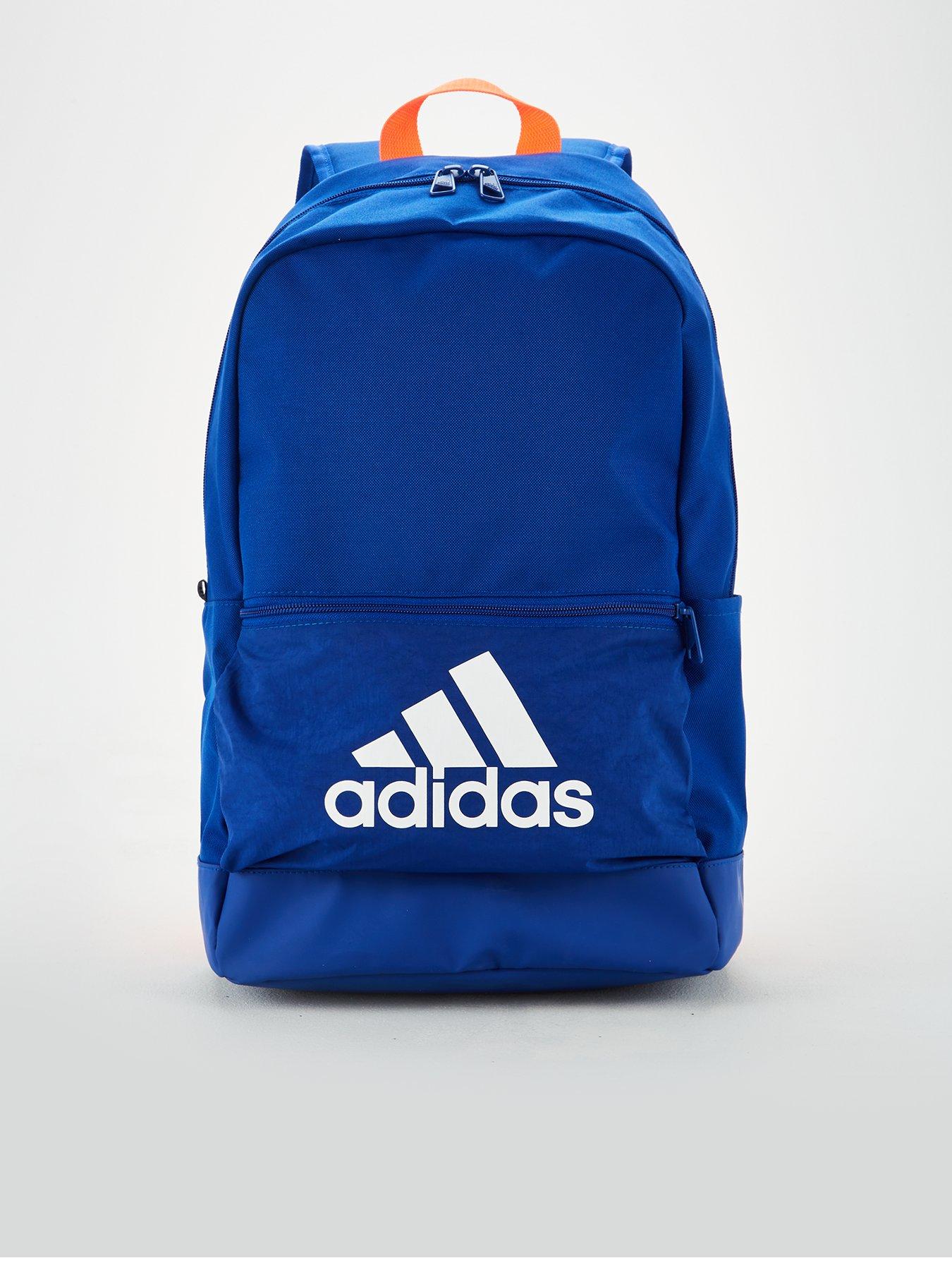 adidas blue rucksack