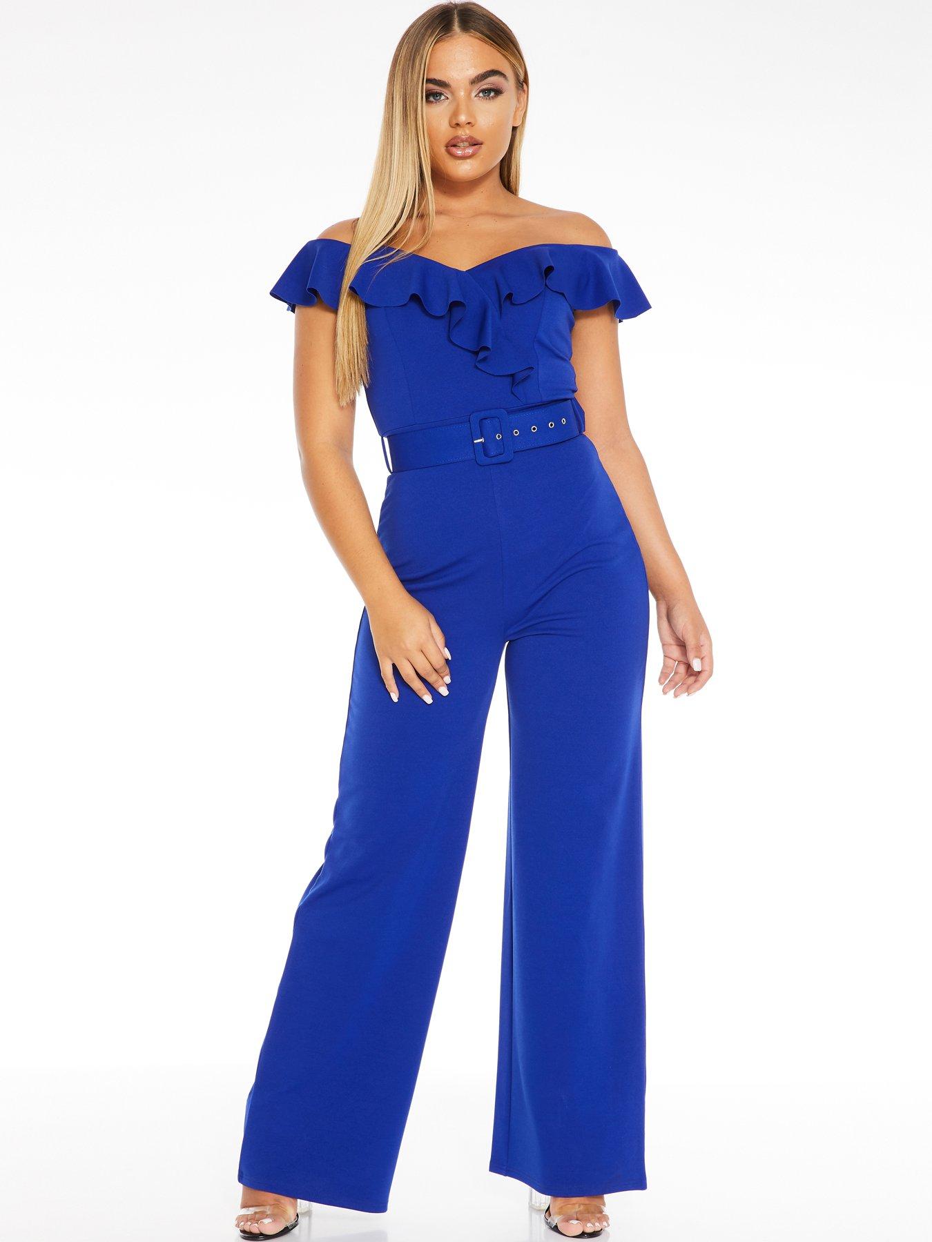 quiz royal blue jumpsuit