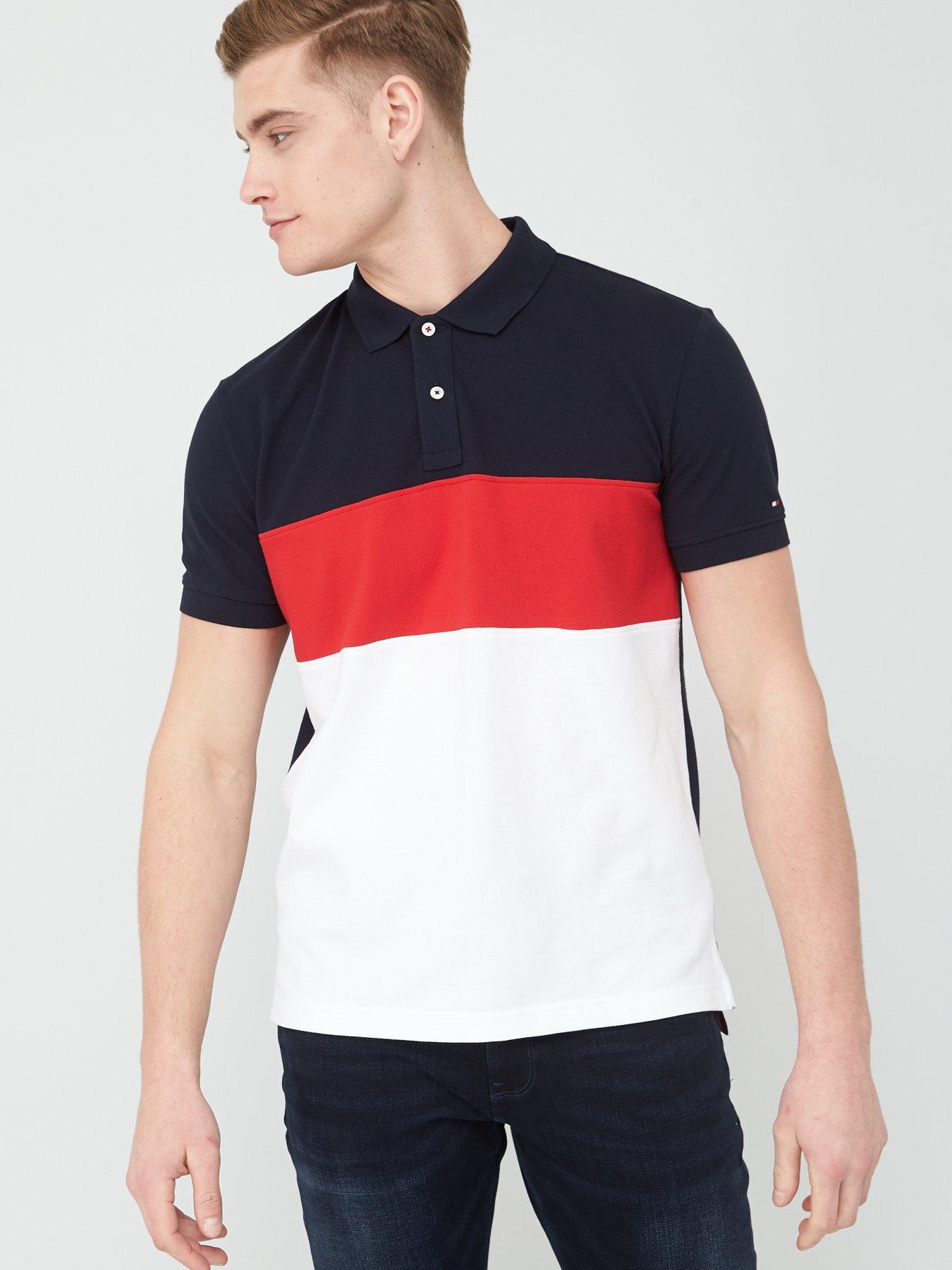 tommy hilfiger colour block shirt