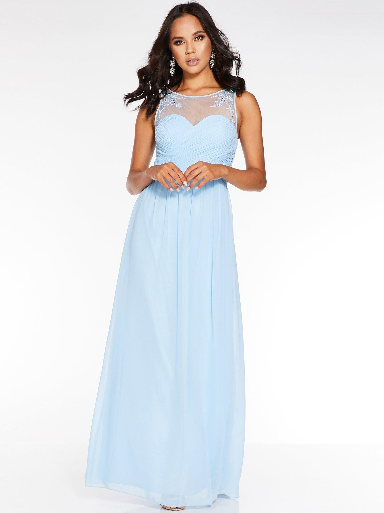 quiz baby blue bridesmaid dresses