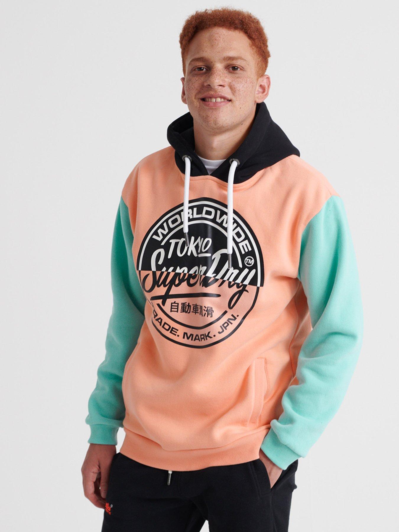 superdry hoodie pink