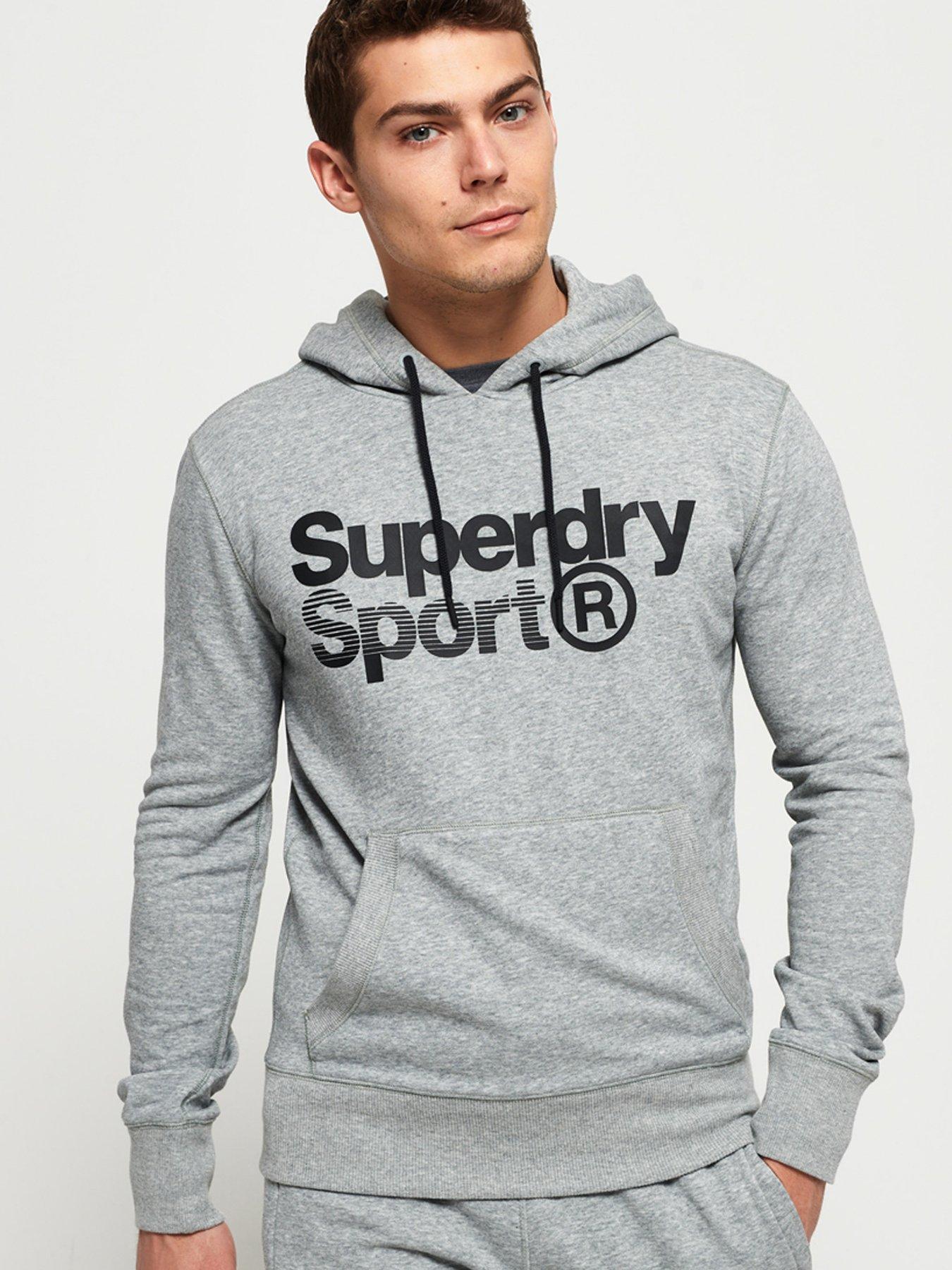 superdry grey hoodie