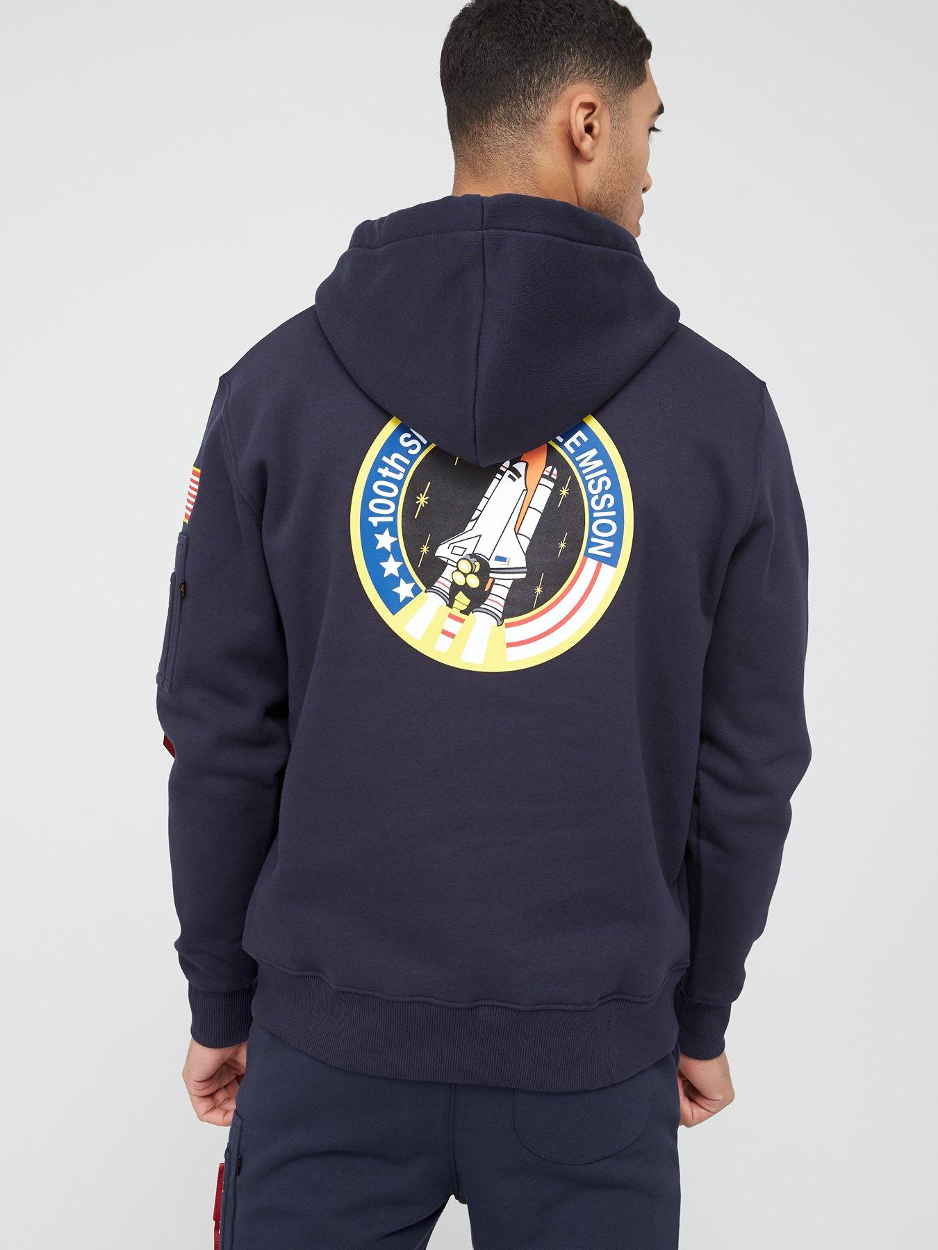 alpha industries space shuttle hoodie