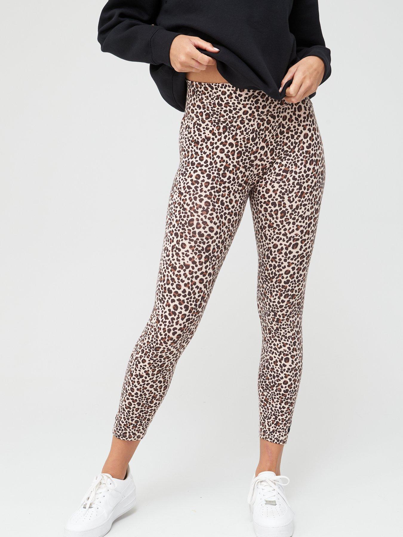 nike leopard leggins