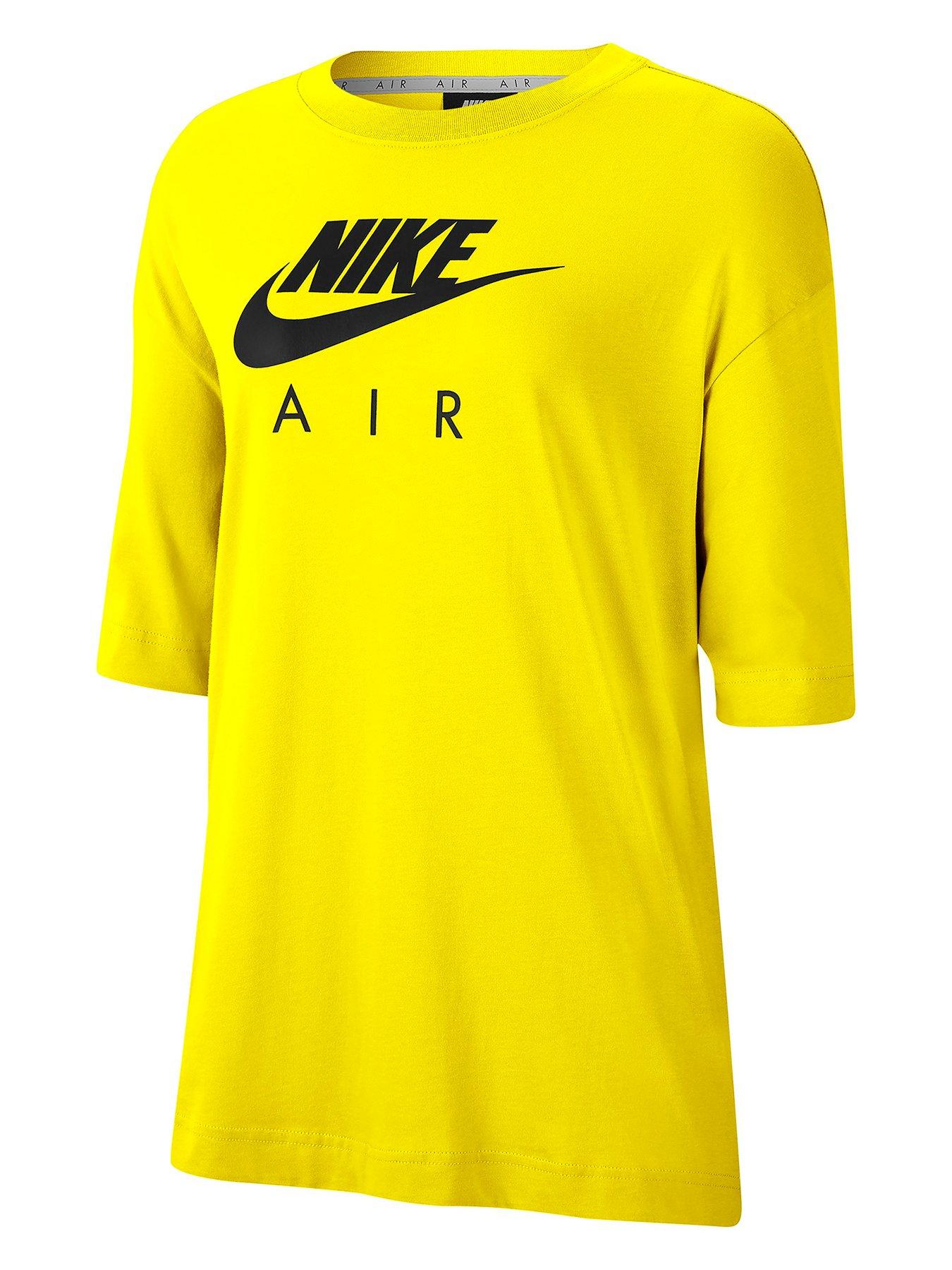 yellow nike air shirt