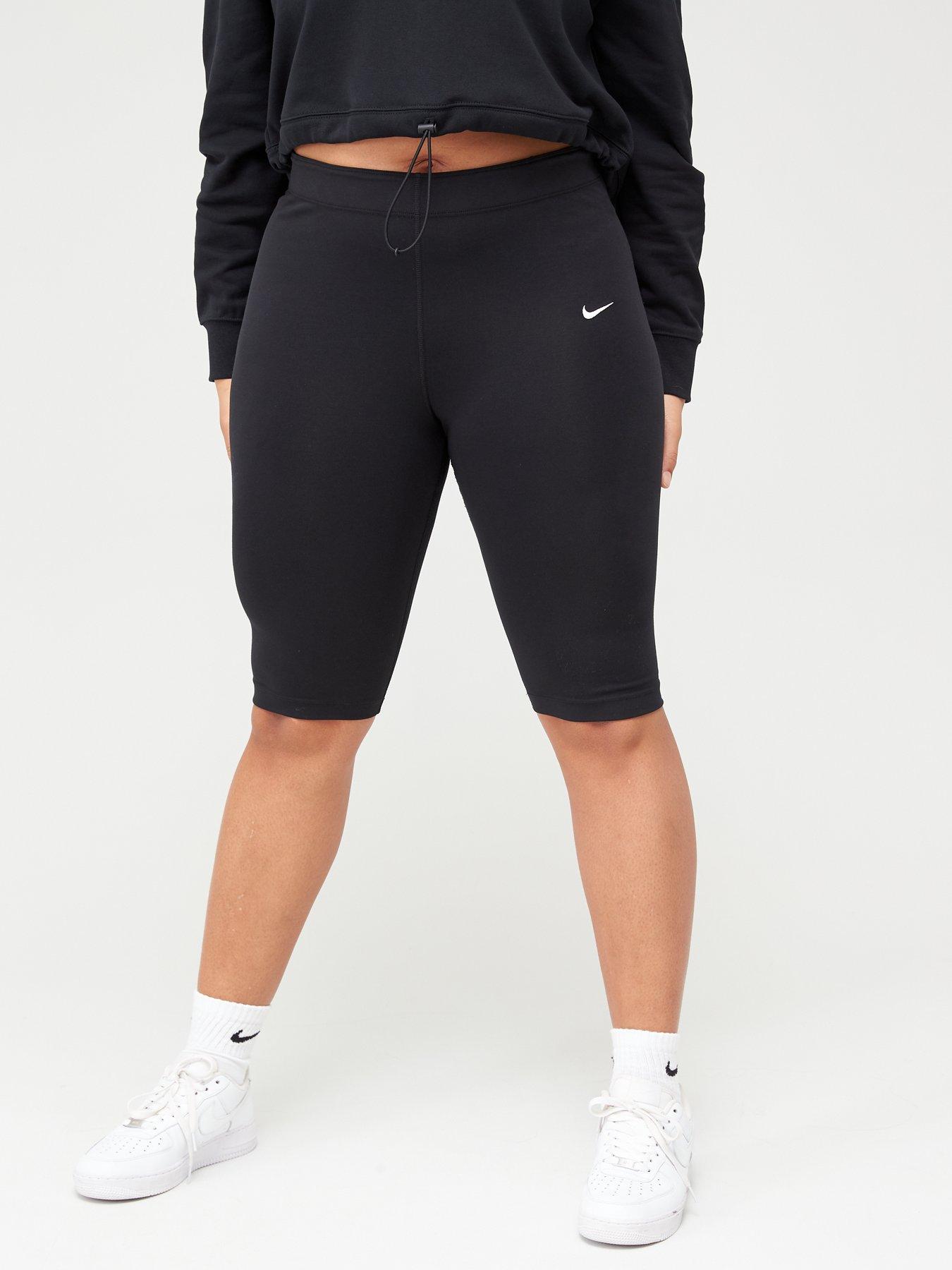 nike legging shorts black