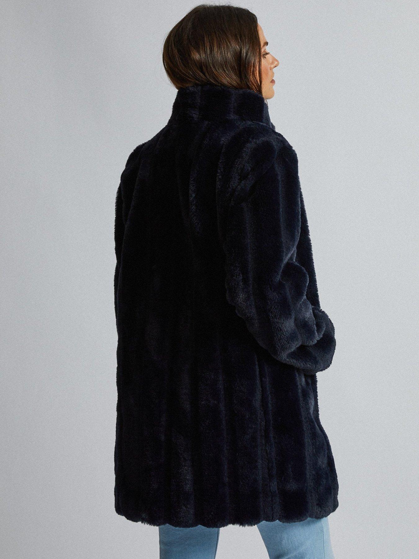 dorothy perkins faux fur coat