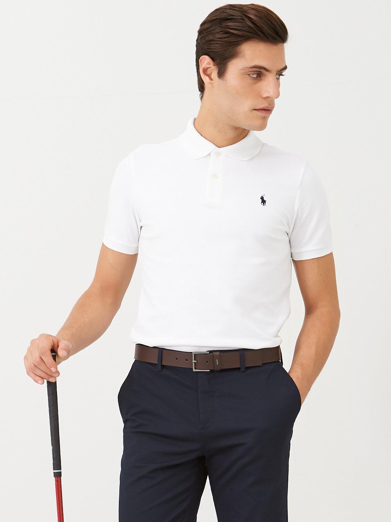 ralph lauren stretch mesh polo