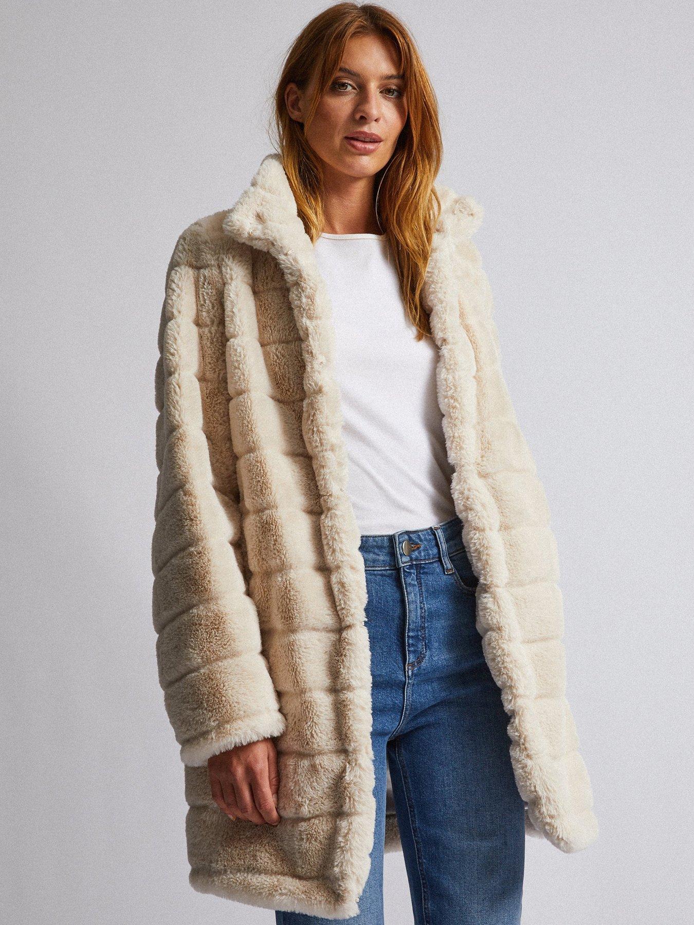 dorothy perkins faux fur coat