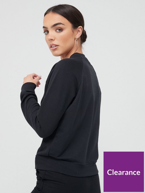 stillFront image of nike-nsw-essentials-sweatshirt-black
