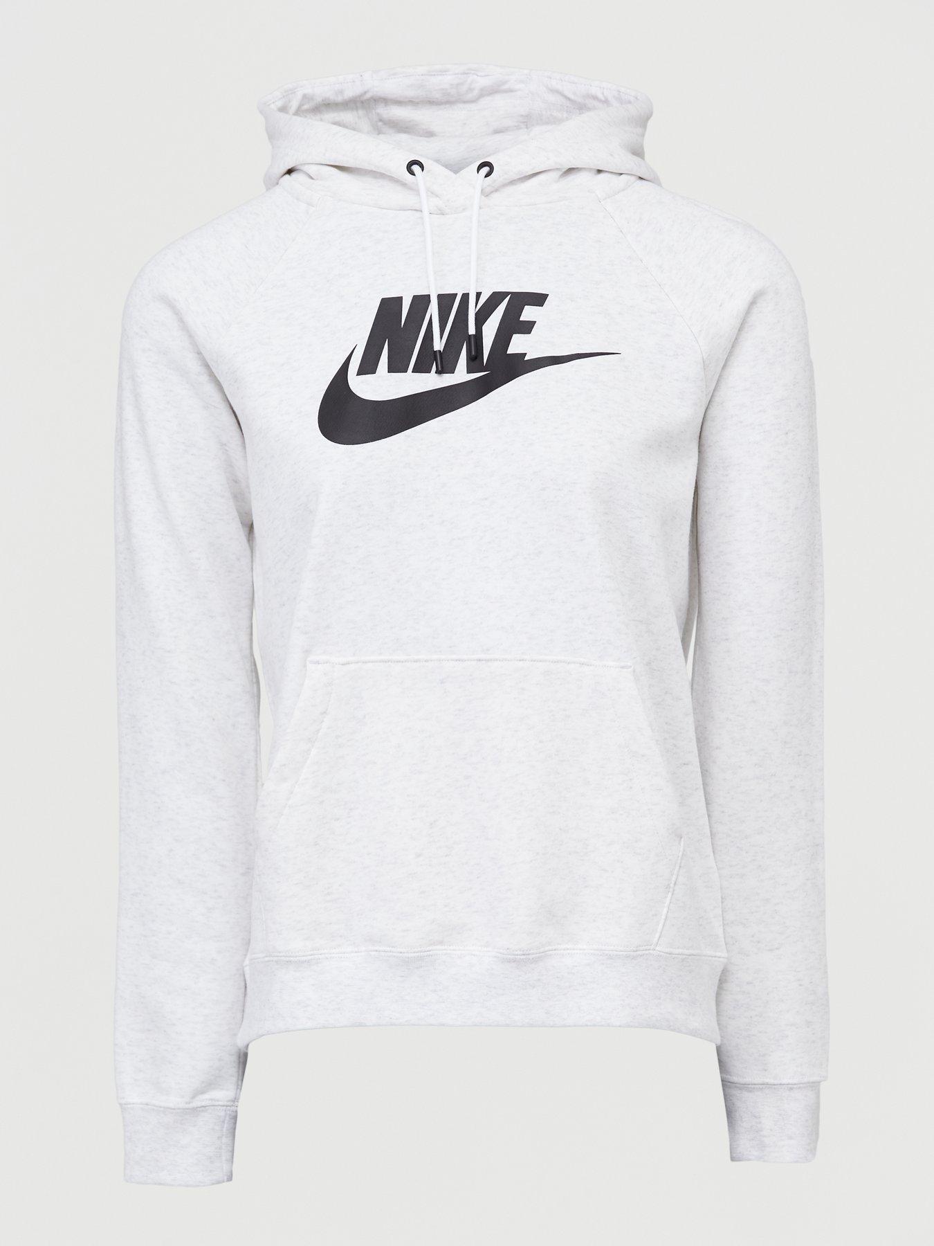 black and white nike sweatshirt women's