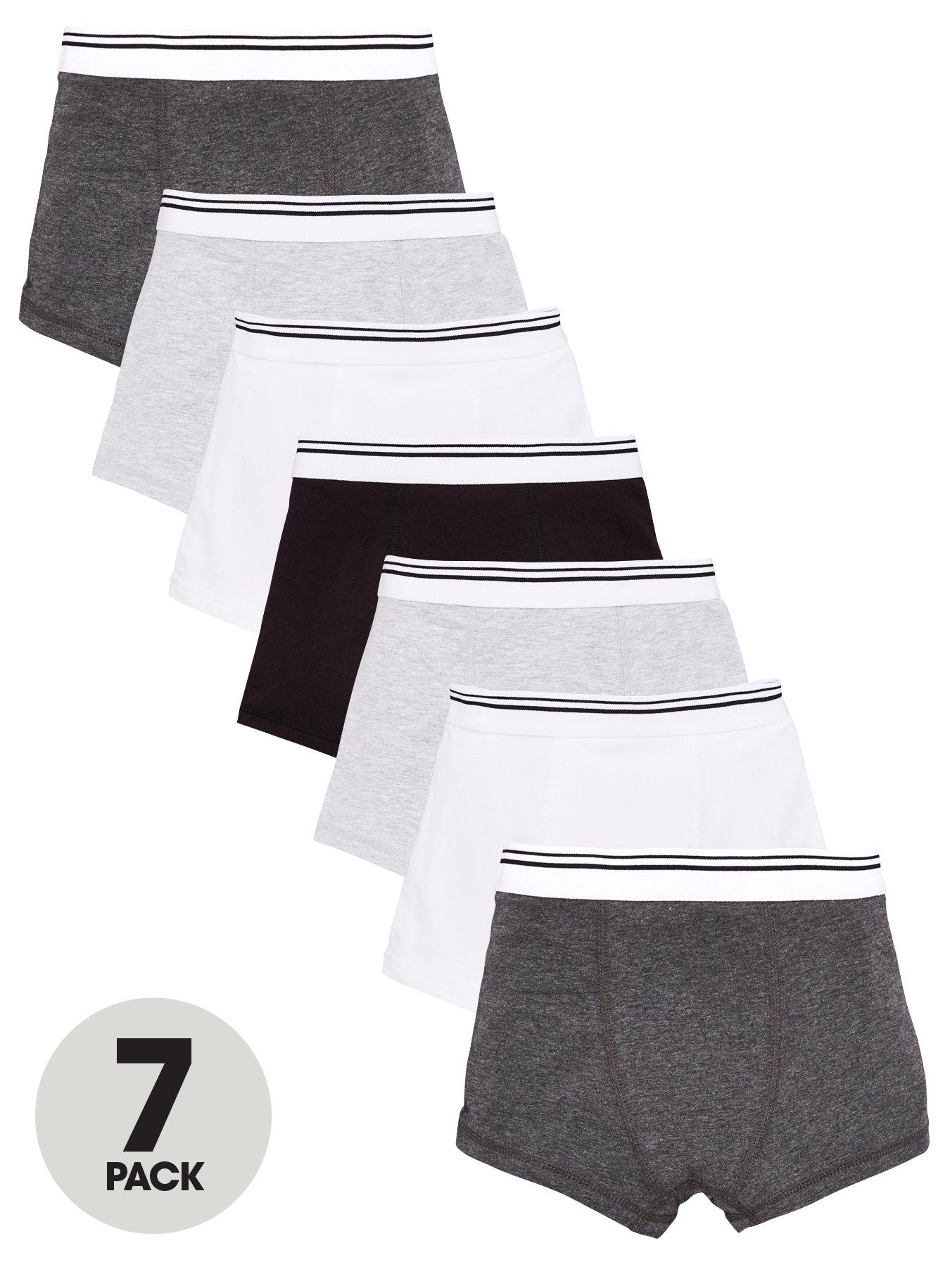 Image 1 of 4 of The Very Collection Boys 7 Pack Trunks - Grey