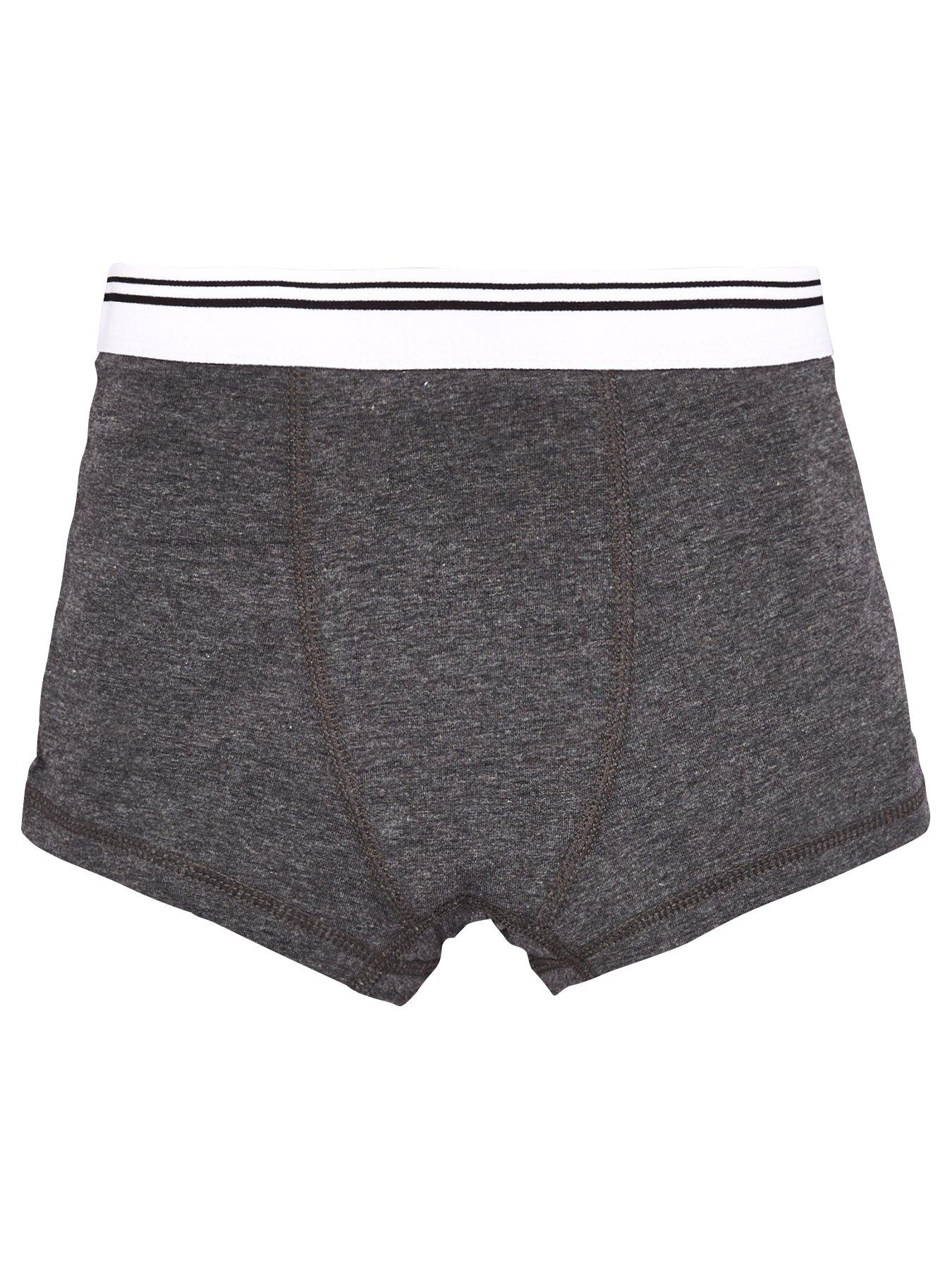 Everyday Boys 7 Pack Trunks - Grey | littlewoods.com