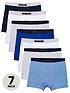  image of v-by-very-boys-7-pack-trunks-blue