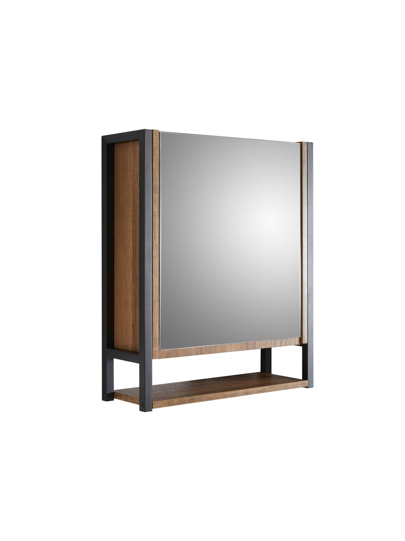 stillFront image of lloyd-pascal-linley-single-mirror-bathroom-wall-cabinet