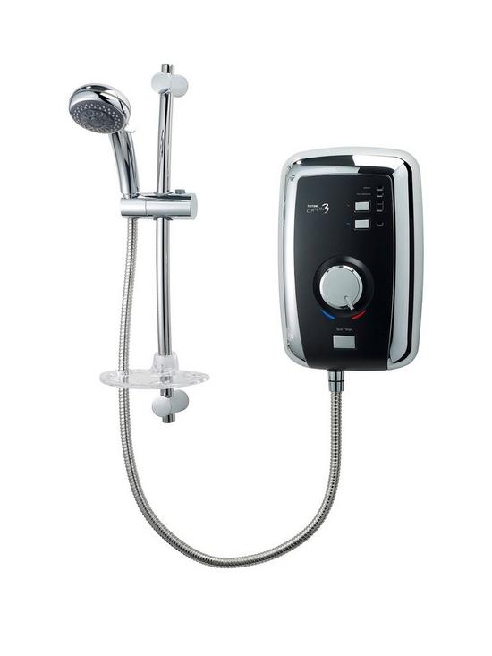 front image of triton-opal-chrome-105kw-electric-shower